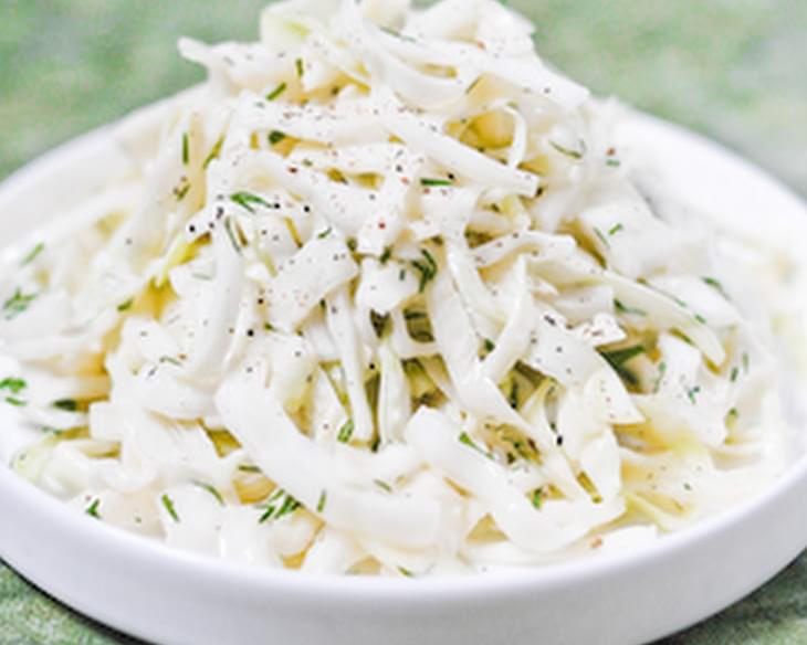 Ginger and Dill Cabbage Slaw