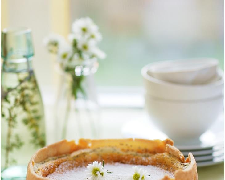 Poppyseed, Lemon Yogurt Tart, the French way