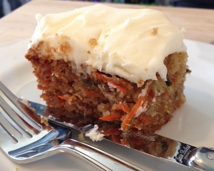 Carrot Cake with Orange Cream Cheese Frosting