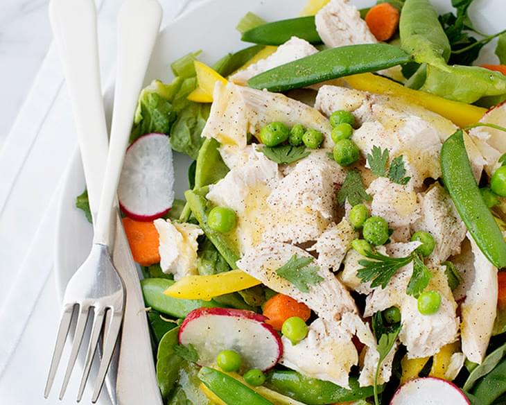 Spring Salad with Roasted Chicken