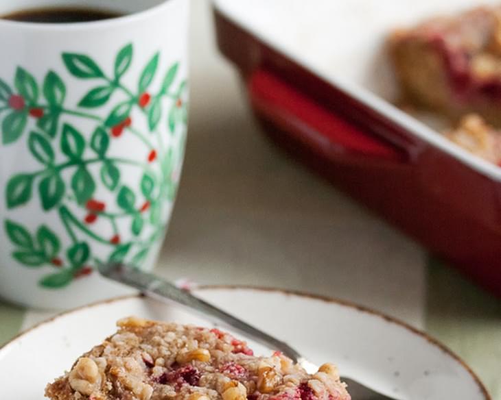 Cranberry-Walnut Coffeecake