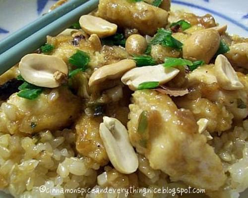 Kung Pao Chicken/Gong bao ju ding/Spicy Chicken with Peanuts