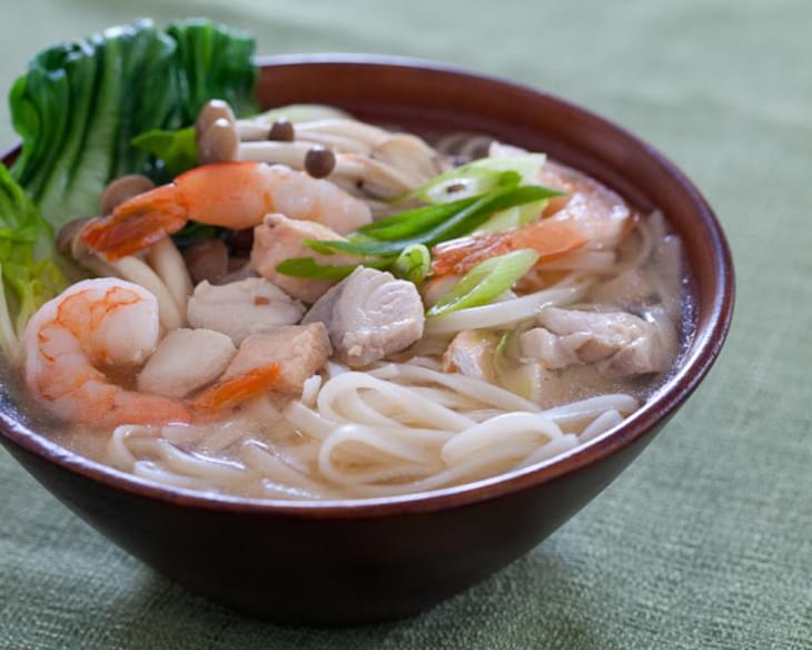 Seafood Miso Noodle Soup