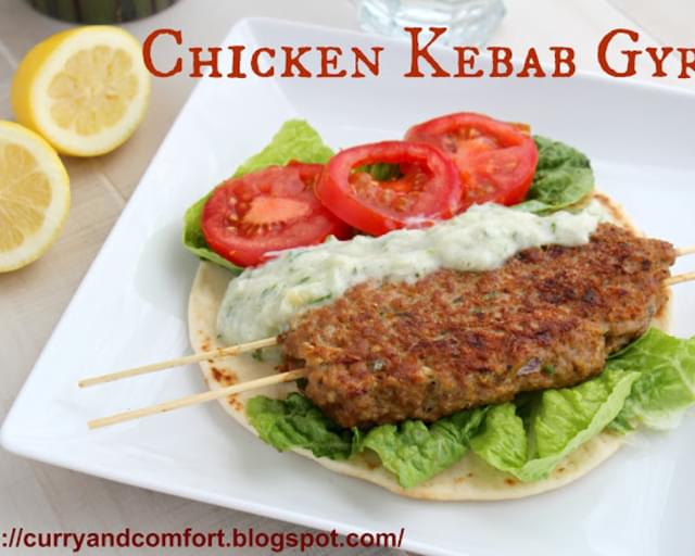 Chicken Kebab Gyro with Tzatziki Sauce (Throwback Thursdays)