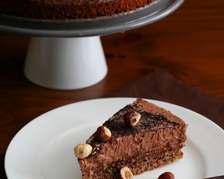 Chocolate Hazelnut Mousse Cake - Low Carb and Gluten-Free