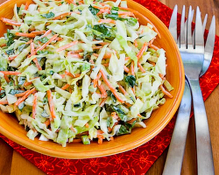 Moroccan Cabbage Slaw with Carrots, Cumin, Lemon, and Mint