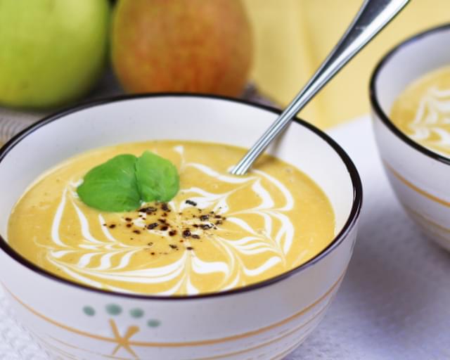 Butternut Squash and Anjou Pear Soup