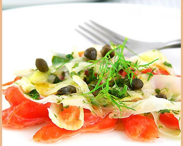 Fennel Salmon Carpaccio