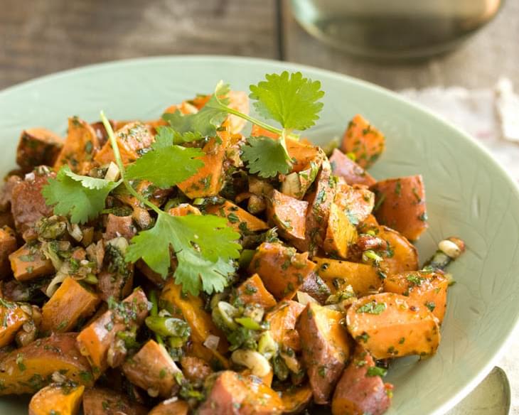 Roasted Sweet Potato With Pecan And Maple