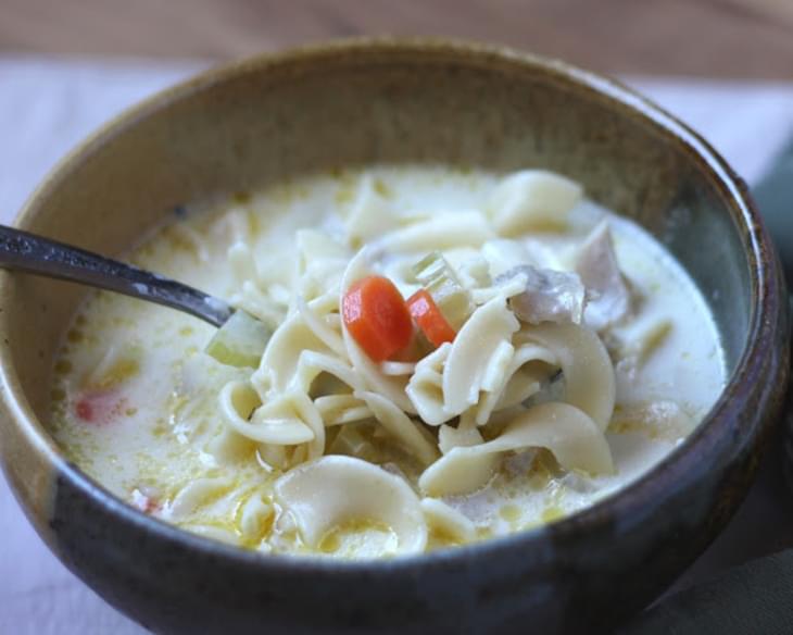 Creamy Turkey Noodle Soup