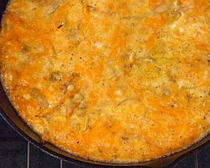 Cheese Souffle w/ Corn & Jalapeños