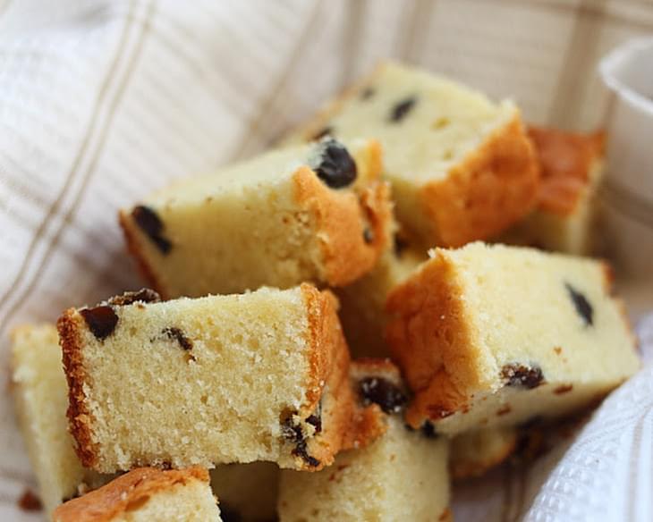 Brandy Butter Cake with Prunes