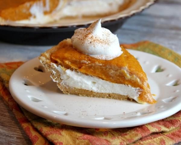 No- Bake Double Layer Pumpkin Pie