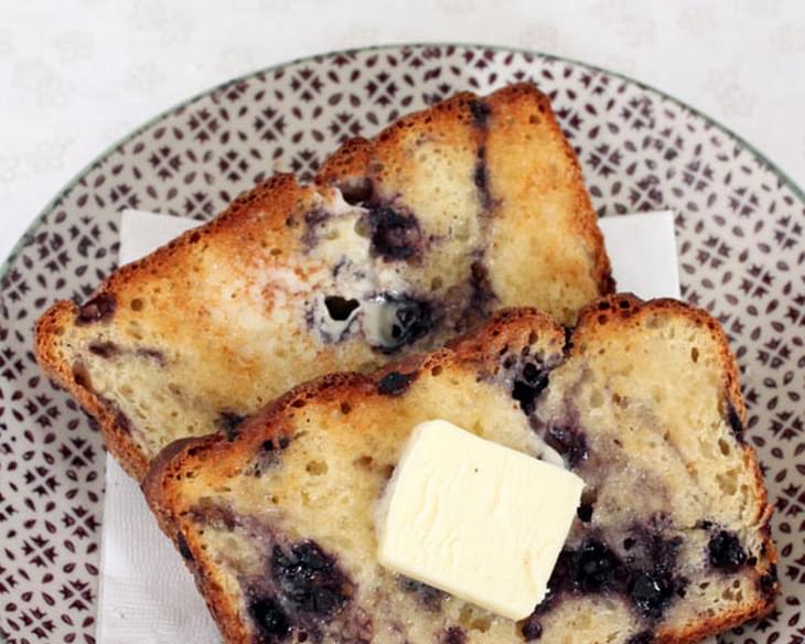 Blueberry English Muffin Toasting Bread