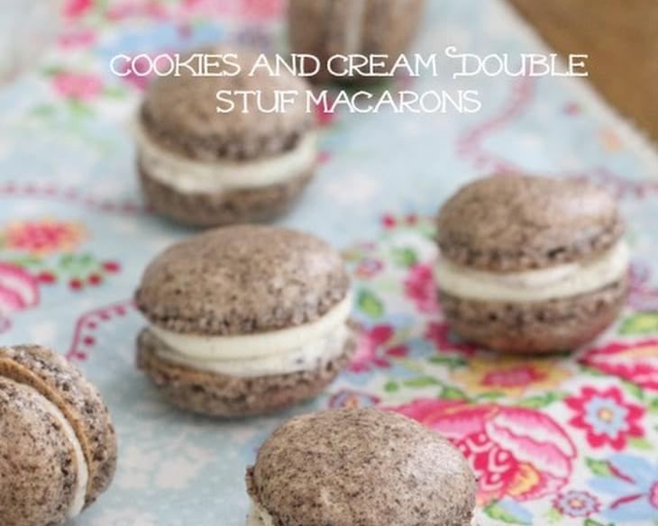 Cookies and Cream Double Stuf Macarons