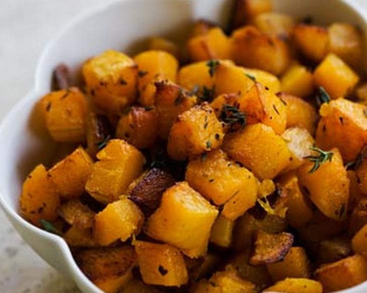 Butternut Squash with Browned Butter and Thyme
