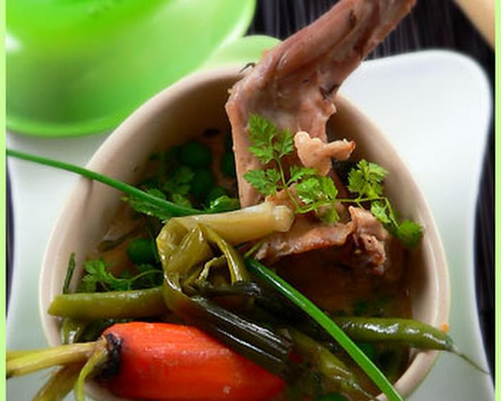 Rabbit with Spring Vegetables