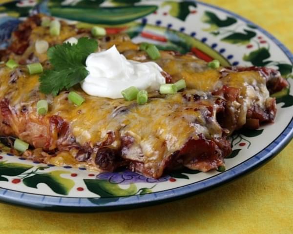 Cranberry- Turkey Enchiladas