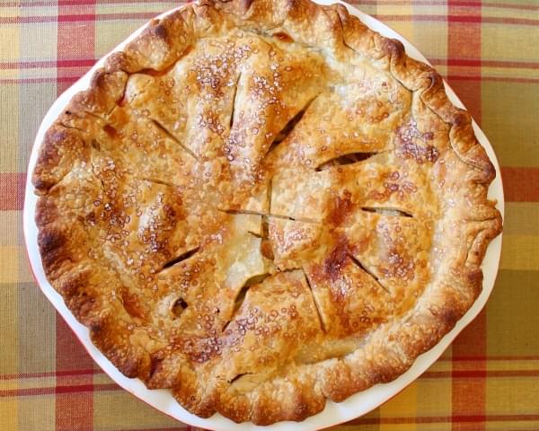 Deep Dish Dulce de Leche Apple Pie