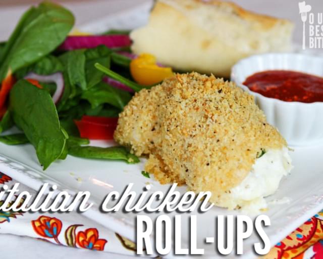 Italian Chicken Roll-Ups