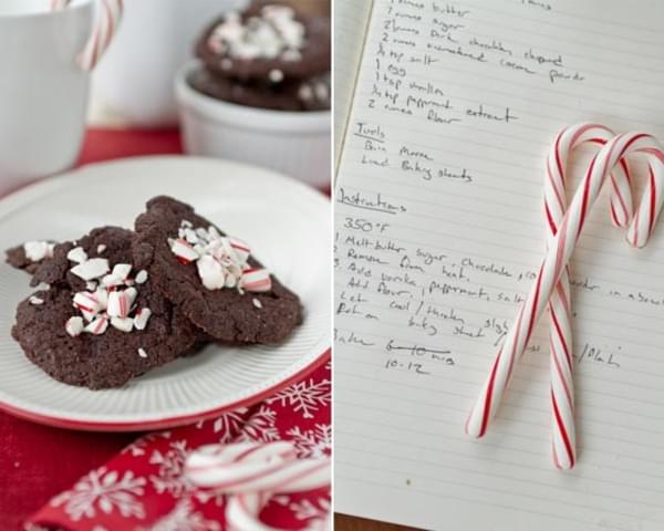 Peppermint Brownie Thins