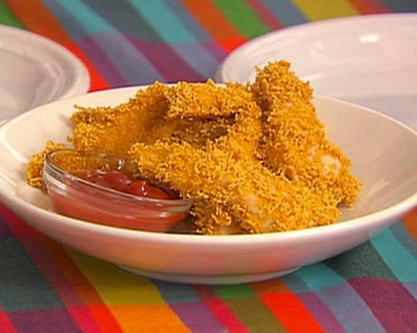 Crunchy Panko Crusted Chicken Fingers