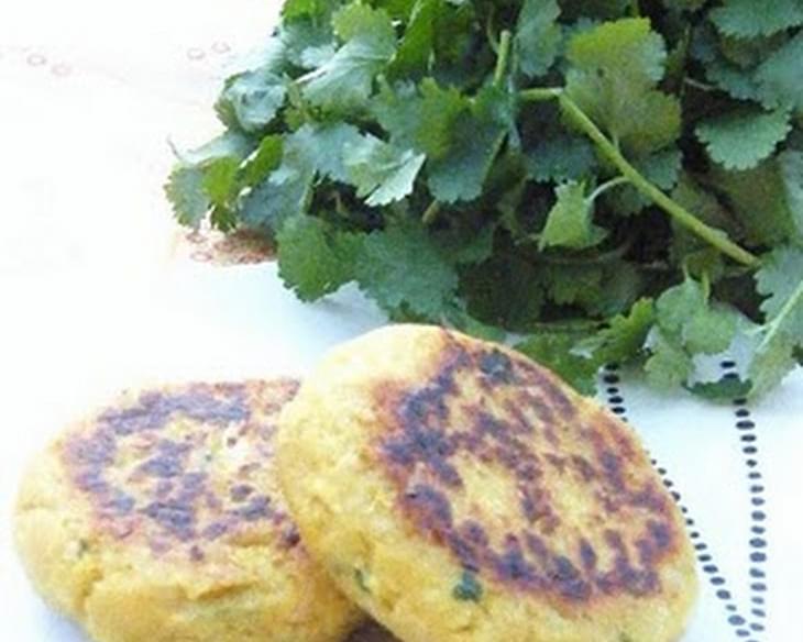 Easy Chickpea and Coriander Patties
