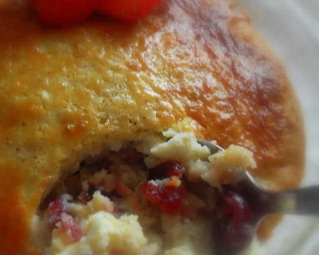 Cranberry and Oatmeal Breakfast Custards
