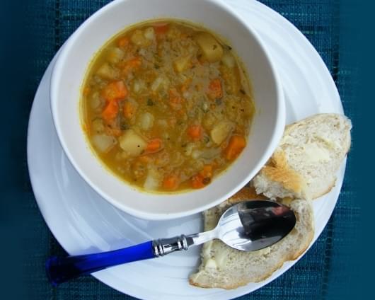 Scottish Tattie, Neep and Carrot Soup