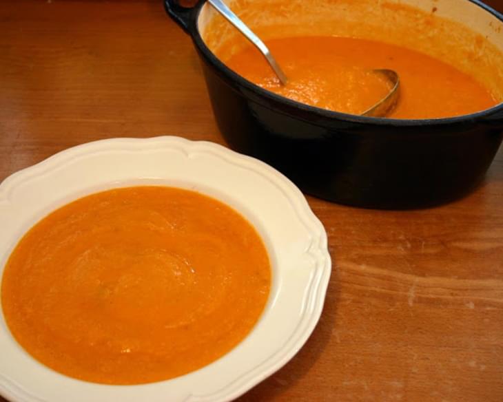 Roast Tomato And Sweet Potato Soup