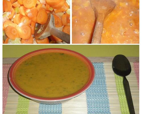 Carrot, Coriander & Lemon Soup