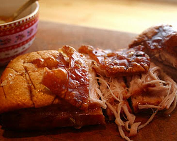 Roast Pork Belly With Apple And Fennel