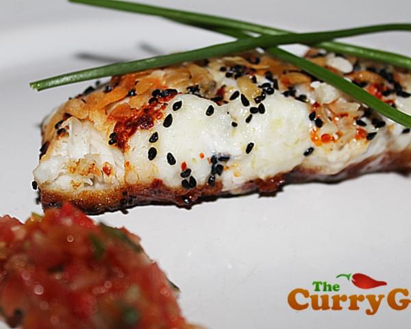 Pan Fried Hake With A Spicy Pawa Crust