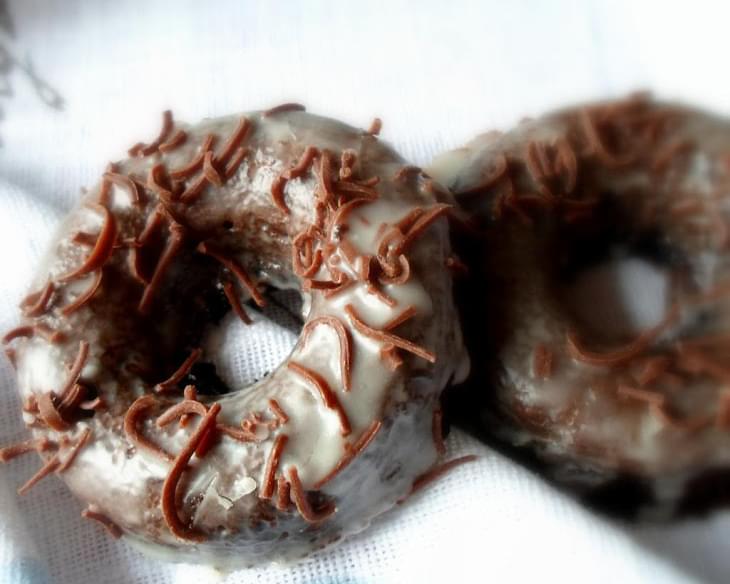 Baked Chocolate Buttermilk Donuts