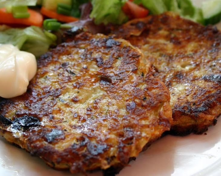 Courgette And Parsnip 'grab It And Grate' Fritters