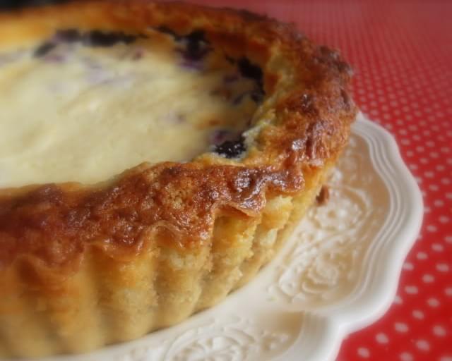 Blueberry Sour Cream Dessert Cake