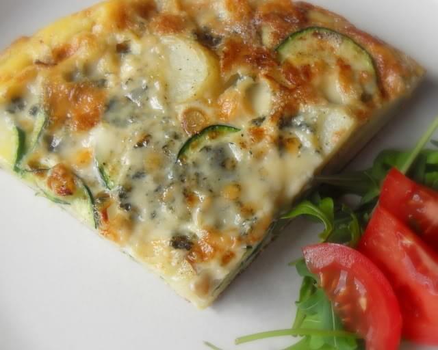 Courgette and Blue Cheese Tortilla