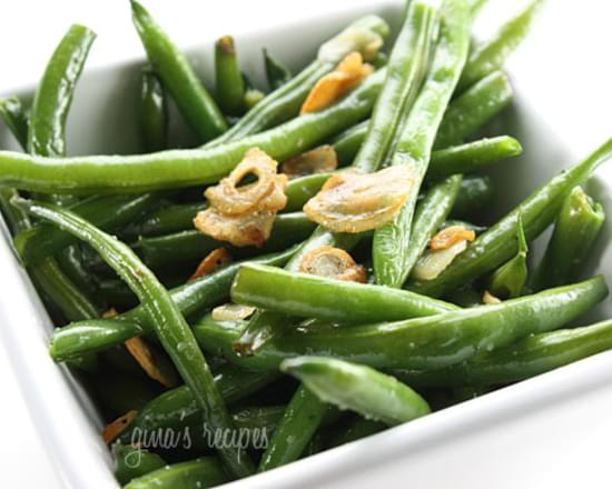 String Beans with Garlic and Oil