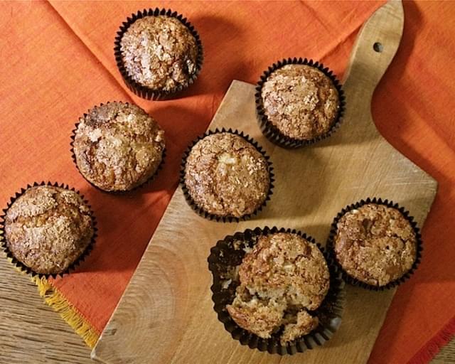 Pear and Ginger Spelt Muffins
