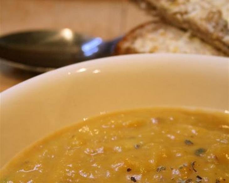 Quick And Easy Butternut Squash And Chestnut Soup