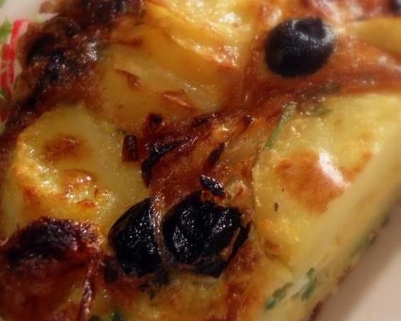 Spanish Omelette With Olives