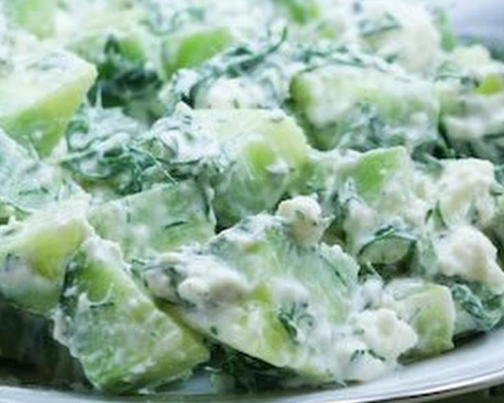 Cucumber and Yogurt Salad with Feta and Dill