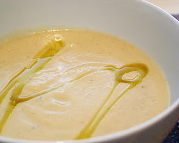 Spicy Parsnip and Cauliflower Soup