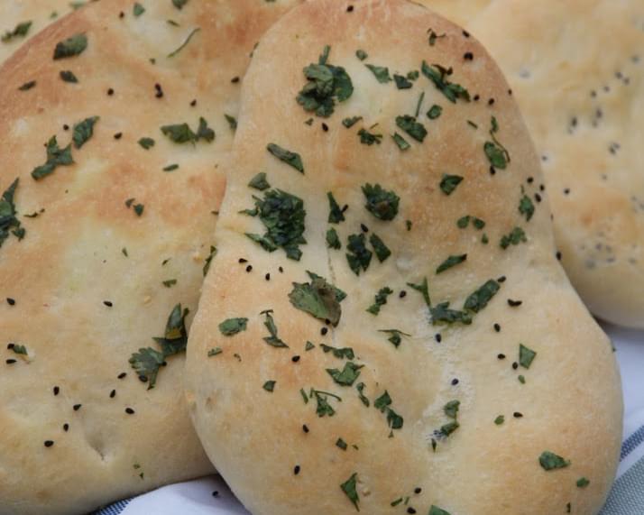 Naan Bread - Plain plus Garlic & Coriander
