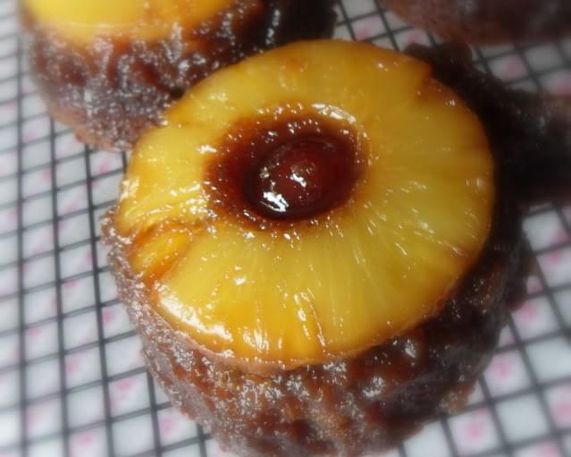 Pineapple Gingerbread Upside Down Cake