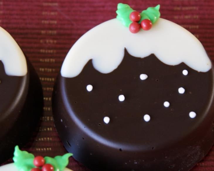 Day 2 - Christmas Pudding Chocolate Covered Oreos