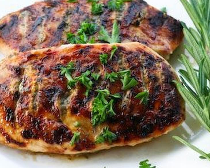 Grilled Chicken Recipe with Sage, Rosemary, and Garlic Dried Herb Rub