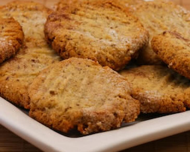 Sugar-Free and Gluten-Free Cookies with Almond and Flaxseed Meal (Gluten-Free)