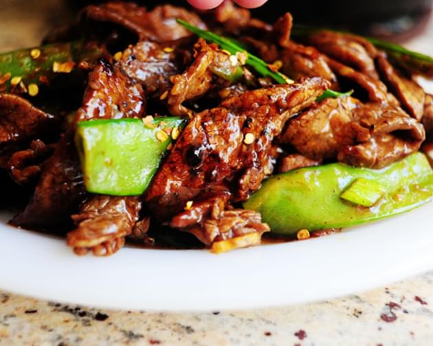 Beef with Snow Peas