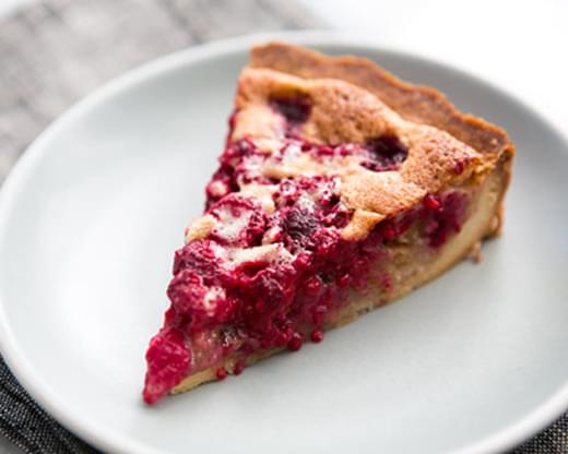 Raspberry Walnut Tart